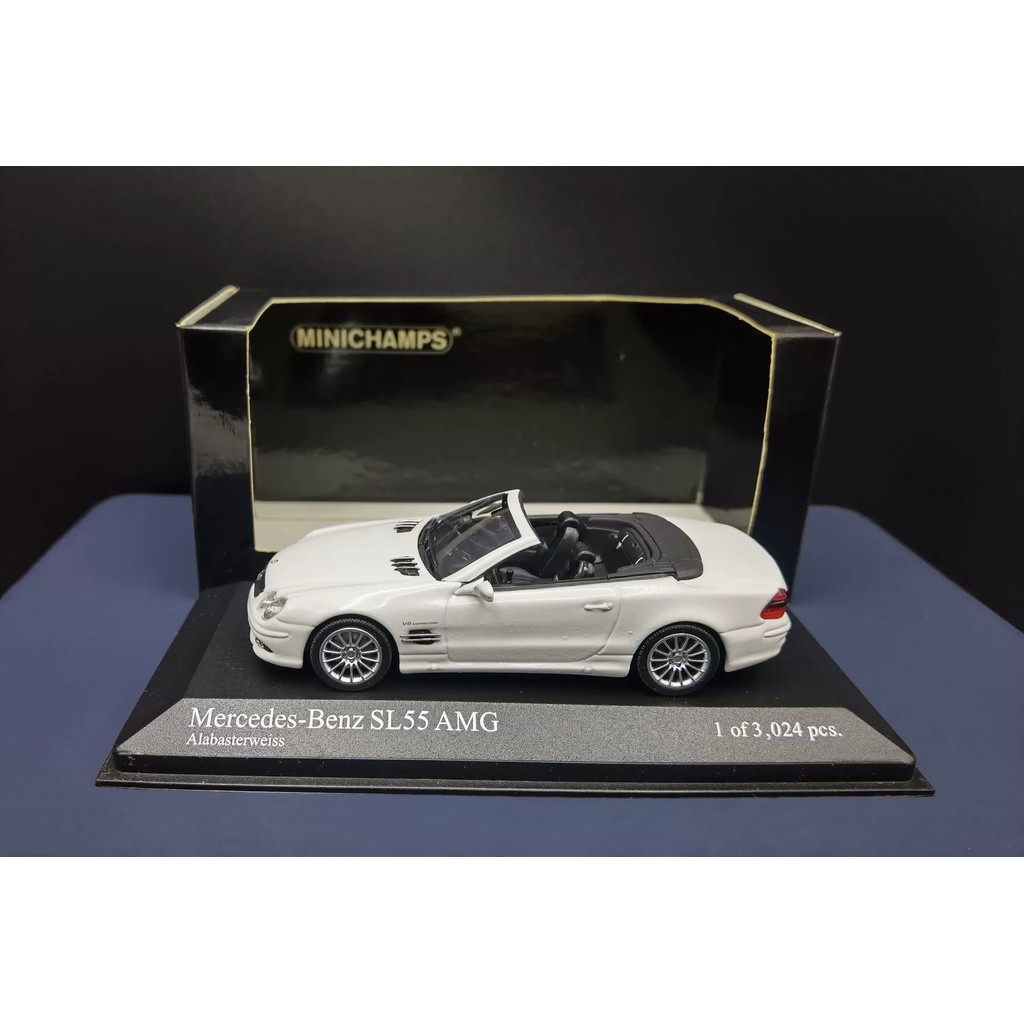 [สต๊อกพร้อม ติดต่อหากคุณมีคําถามใดๆ] Minichamps 1: 43 BENZ SL55 AMG,
