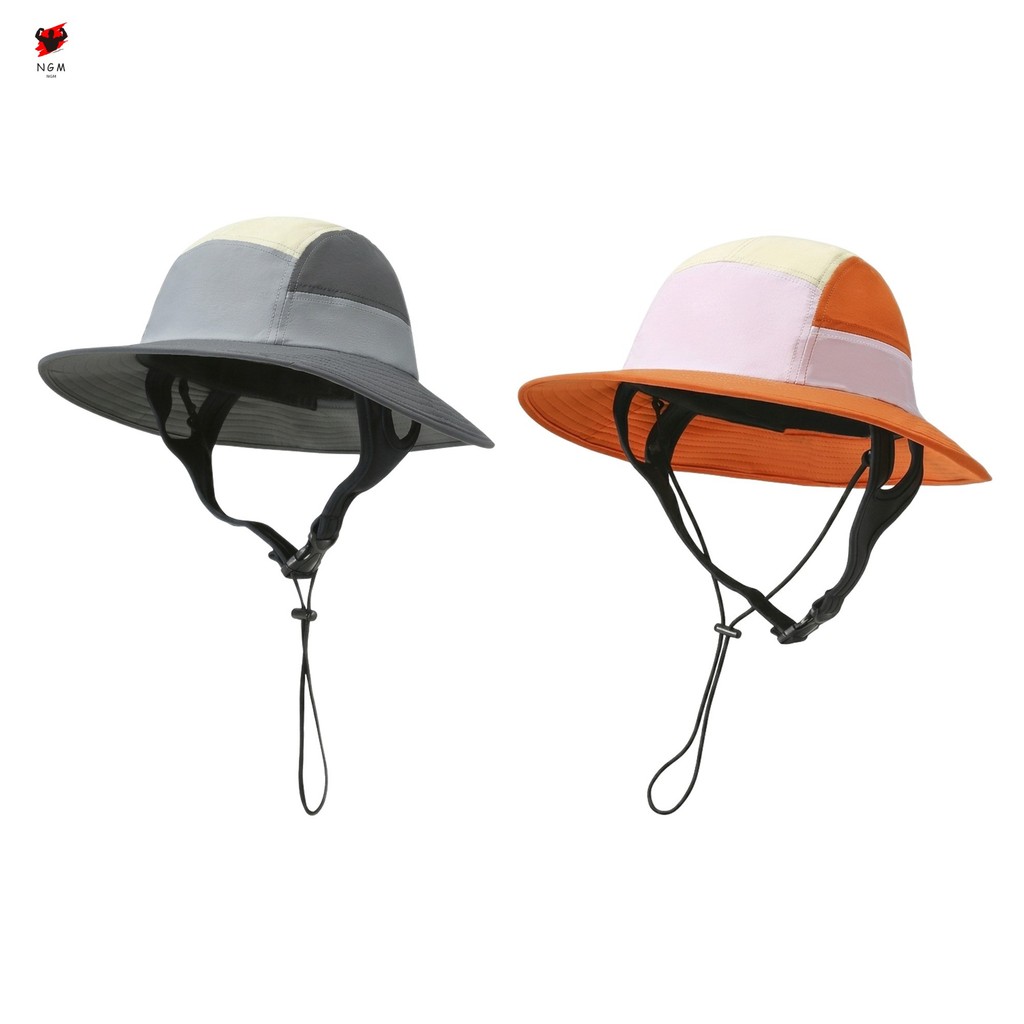 หมวกตกปลาสีสันสดใสผู้ชายฤดูร้อน Sun-Protection Water-Repellent Beach Surfing Hat พร้อมสายปรับได้