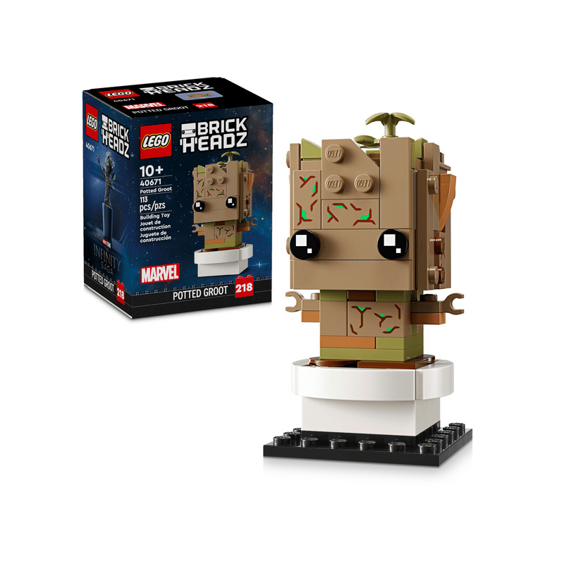 LEGO BrickHeadz 40671 Potted Groot Figure Assembly Toy