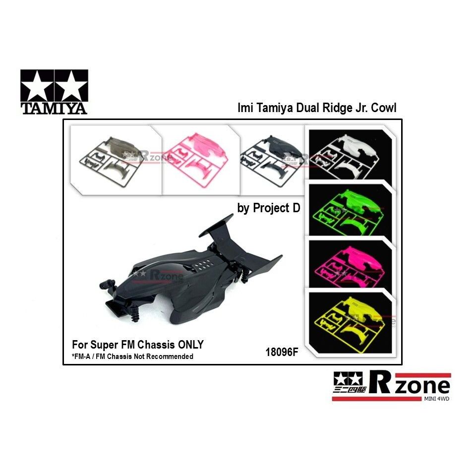 Imi Tamiya 18096 F Dual Ridge Jr. Cowl (สําหรับแชสซี Super FM เท่านั้น)
