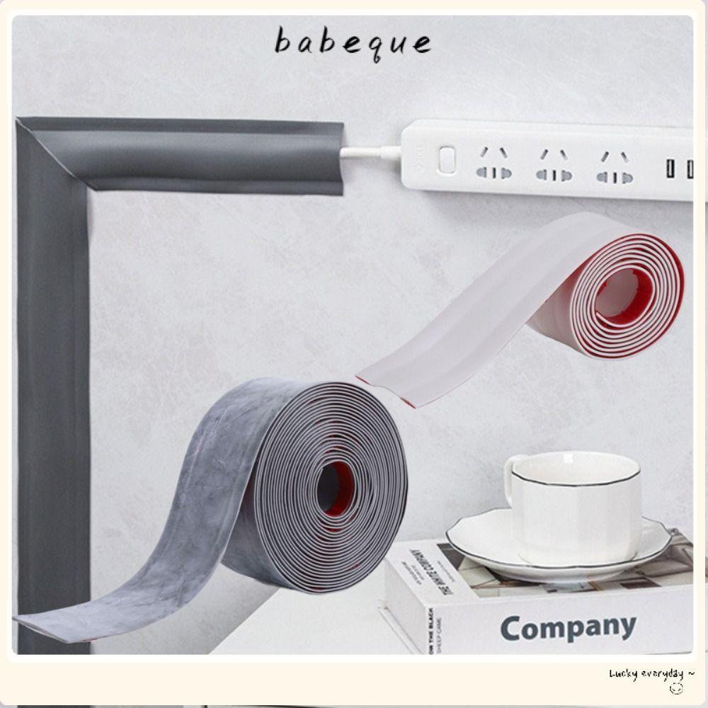 BABEQUE TV Cord Hider, Paintable DIY ตกแต่งสายเคเบิลคอนซีลเลอร์, 2024 Self-Adhesive PVC Mould proof 