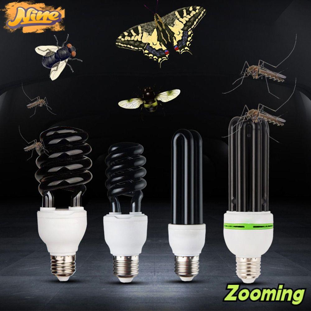 Zooming UV Black Light, AC 220V รองรับไฟ LED เกลียว, 2023 E27 ประหยัดพลังงาน UV Light CFL หลอดไฟดักแมลง