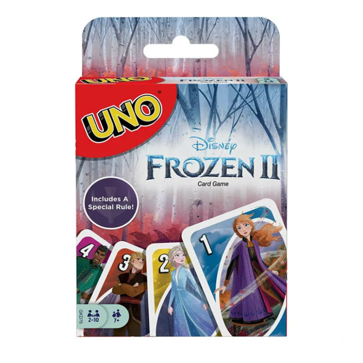 UNO Disney Frozen II card board game บอร์ดเกม For Family Party Game