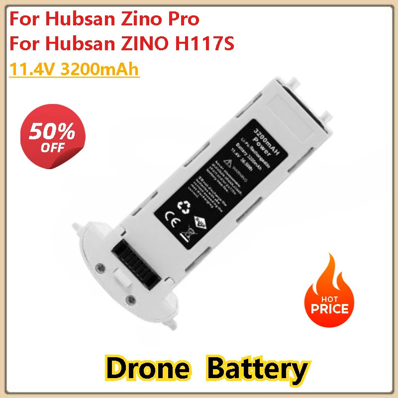 11.4V 3200mAh-4200mAh แบตเตอรี่สําหรับ Hubsan Zino Pro สําหรับ Hubsan ZINO H117S Drone แบตเตอรี่คุณภ