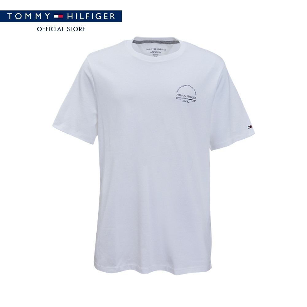 Tommy Hilfiger เสื้อยืด ผู้ชาย รุ่น XM0XM07484 YCF - สีขาว