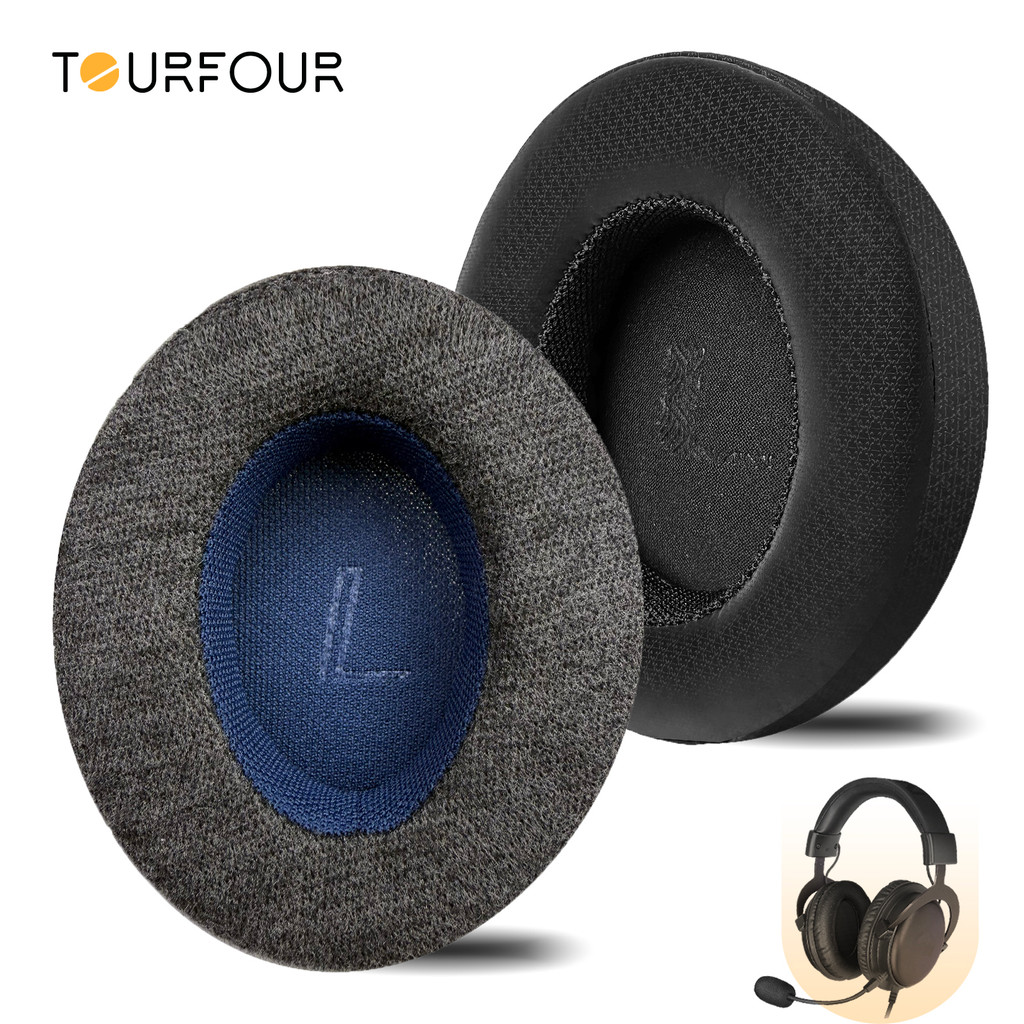 TOURFOUR เปลี่ยนแผ่นรองหูฟังสําหรับ SVEN AP-G999MV หูฟังแผ่นรองหูฟัง Earmuffs แถบคาดศีรษะ