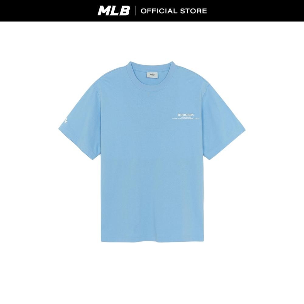 MLB เสื้อยืด ยูนิเซ็กส์ Gradation Big Lux Over Fit T-Shirts รุ่น 3ATSN0254 07SBL สีฟ้าอ่อน