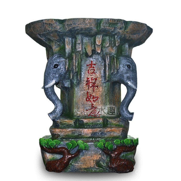 ผู้ผลิตรุ่น High-End Thermal Matching Base น้ําไหลหัตถกรรม Elephant Mountain Resin คุณภาพสูงชุด Bott