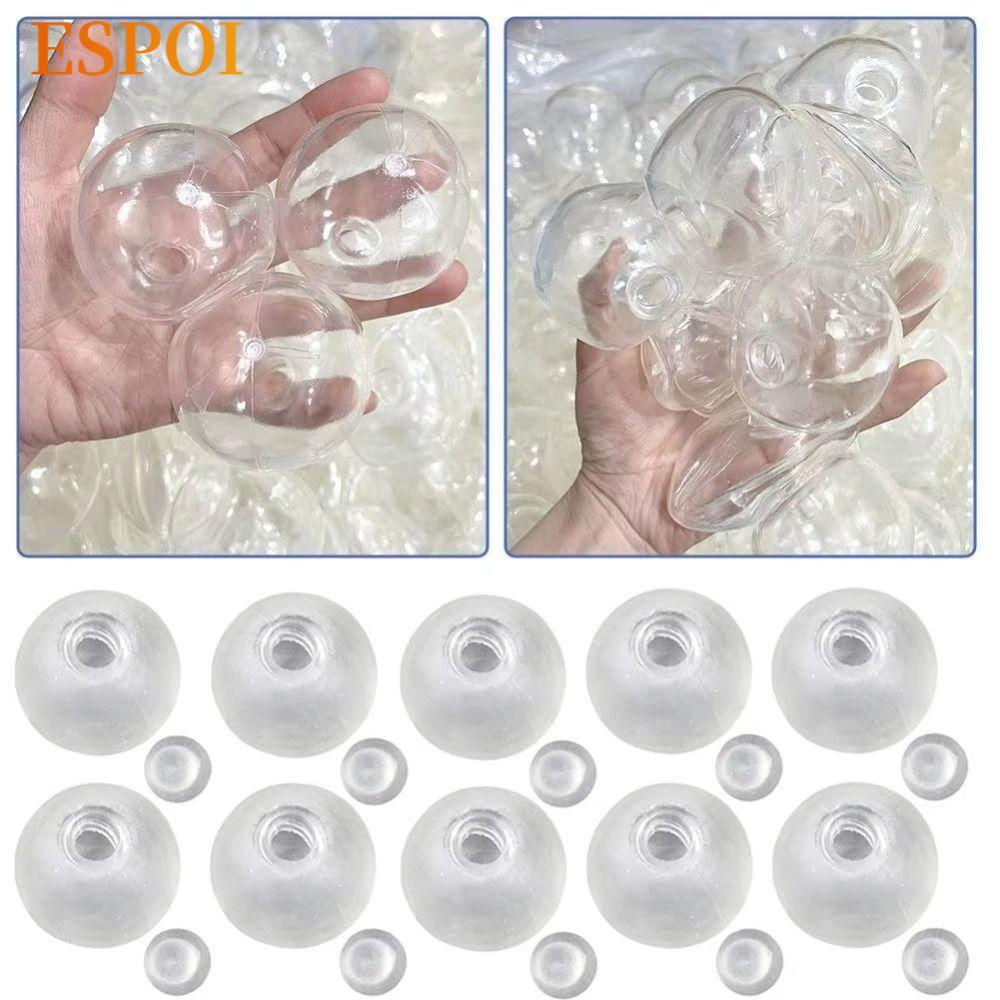 ESPOI 10PCS Air Ball ของเล่น,ทรงกลม TRP บีบของเล่น,ตลก Squishy Squishy Texture บรรเทาความวิตกกังวลความเครียดบรรเทาของเล่นเด็กวันเกิด Party