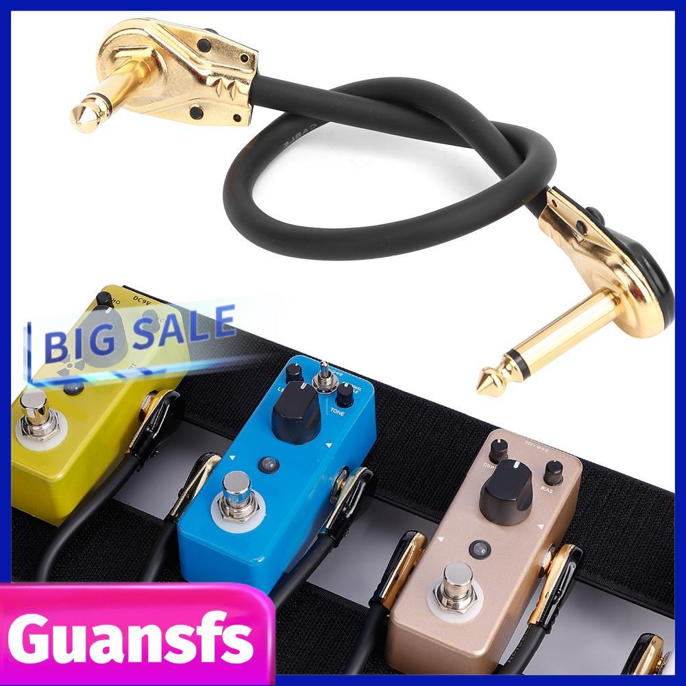 Guansfs Guansfs กีต้าร์สายยาว 33 ซม.ความยาวปลั๊กมุมขวาสตูดิโอบันทึกสำหรับ Live