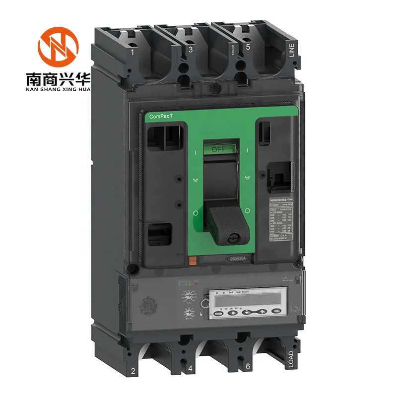 ใหม่ Original C63R36M500 Circuit Breaker ComPacT NSX630R 200 KA (415 VAC) MicroLogic 6.3 EM Trip Uni