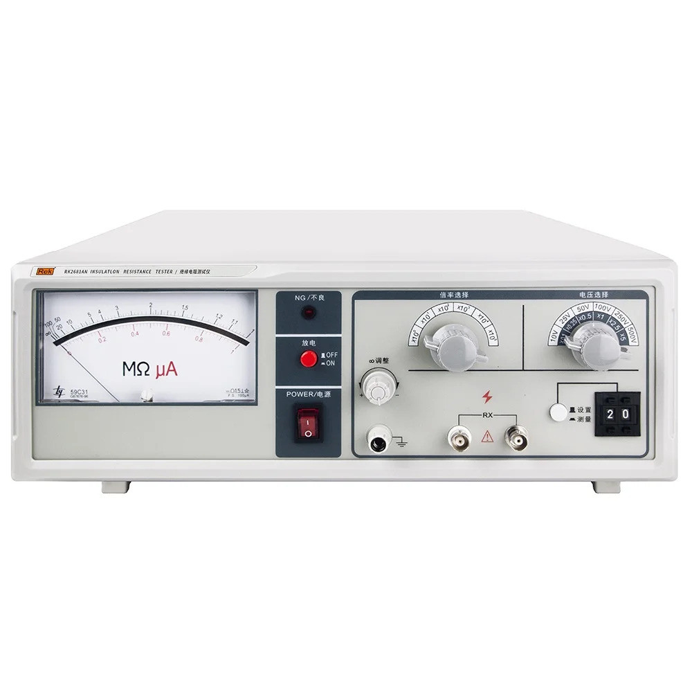 RK2681N Rek 5T Ohm Insulation Resistance Tester 500V Megohmmeter High Repurchase Rate โรงงานราคา RK2