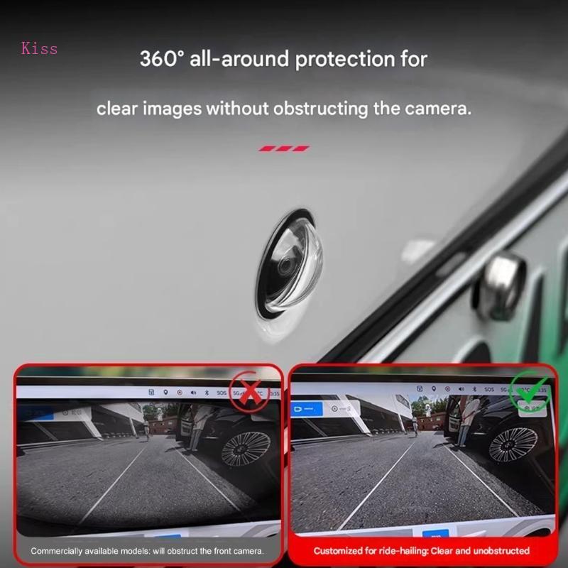 Kiss 10 ชิ้นเลนส์ 360 องศาสําหรับกล้องรถยนต์กันน้ํากันฝุ่น 9H ความแข็ง Transparencies