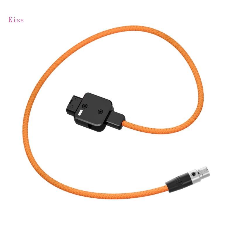 Kiss D Tap to 4Pin XLR สายไฟถัก 180 องศา Rotatable ภายนอก D Tap