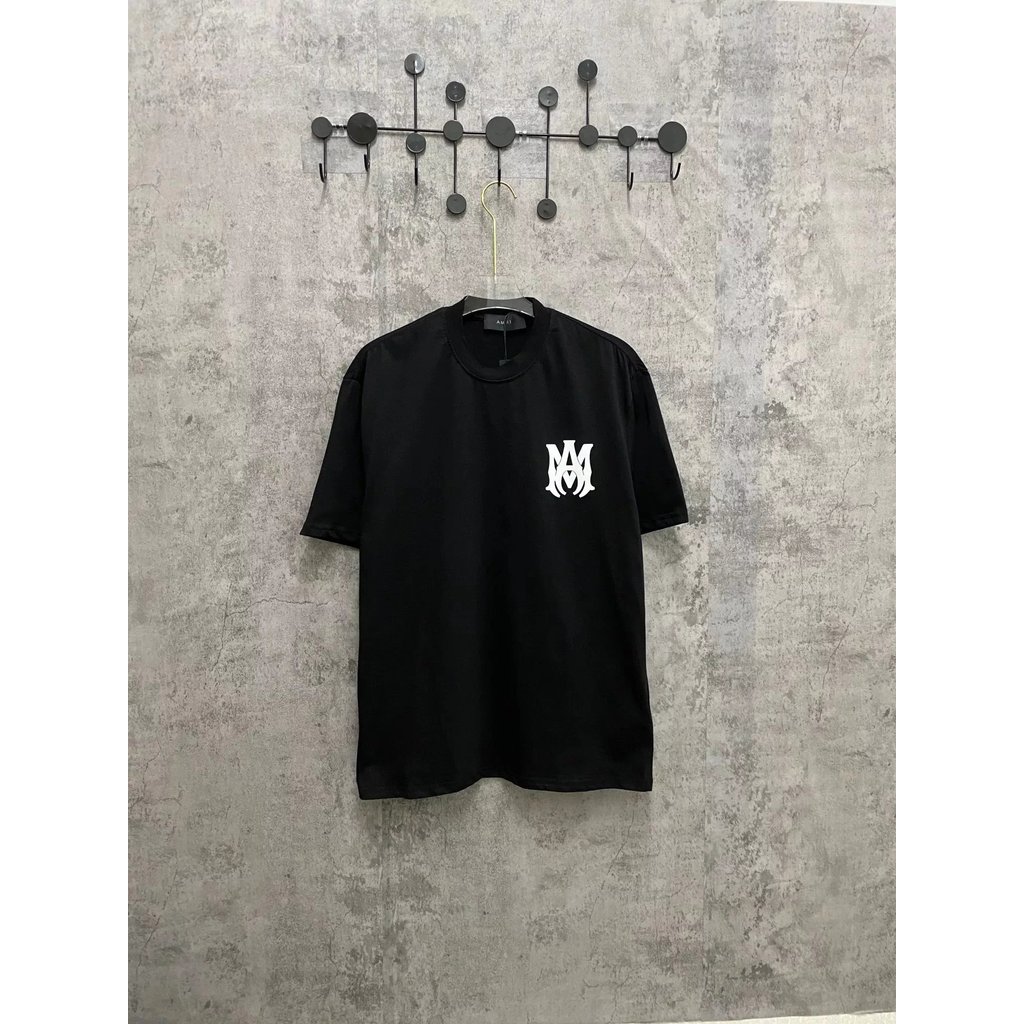 เสื้อหลวมรูปแบบครึ่งรูป amiri รายละเอียด t All Craftsmanship แขนสั้นผู้ชายผู้หญิงพร้อมเสื้อกันหนาวแข
