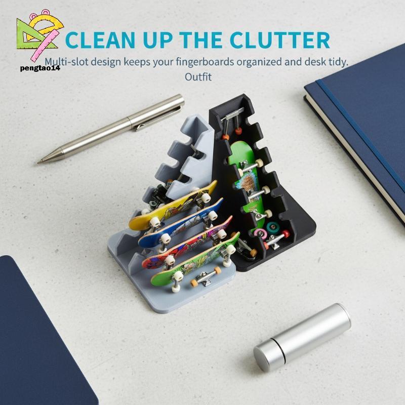 [PT14] Finger Skateboard Storage Ra Finger Skateboard Organizer Finger Skateboard Desktop Display Ra