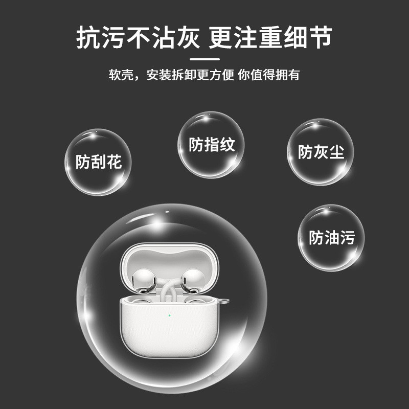 เหมาะสําหรับ Huawei FreeClip2 Ear Clip-On เคสหูฟัง 2025 Huawei freeclip2 เคสป้องกันโปร่งใส
