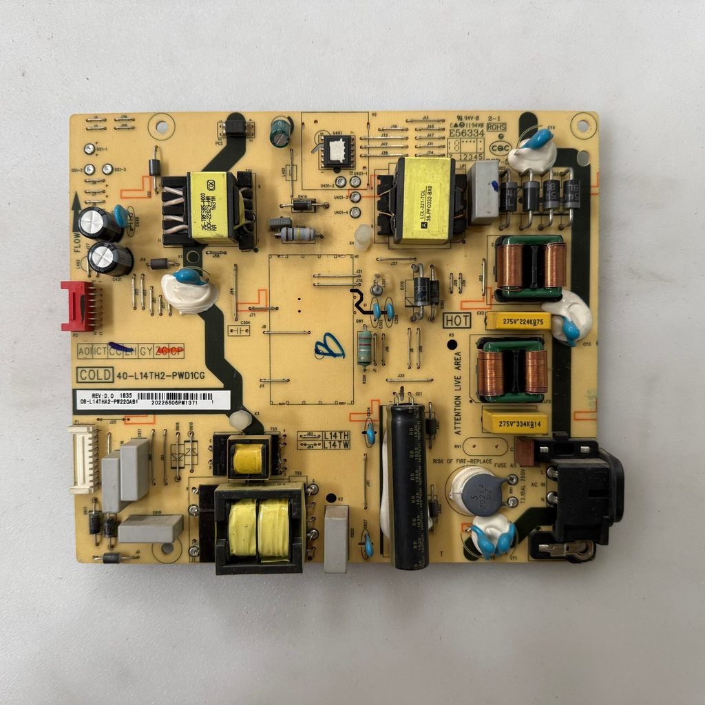 TCL 49A/D55A660U L50P2-UD Power Board 40-L14TH2-PWB1CG L14TH4 L55P2