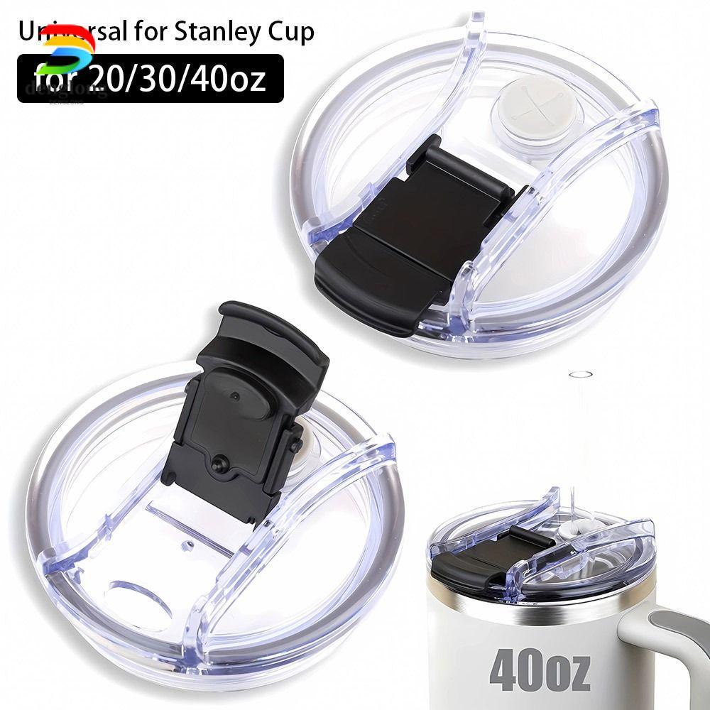 DENGLONG 1 ชิ้นถ้วย, Themos Tumbler 20/30/40oz ขวด, Splash Spill Proof Multicolor สําหรับถ้วยจับฝาพลาสติก
