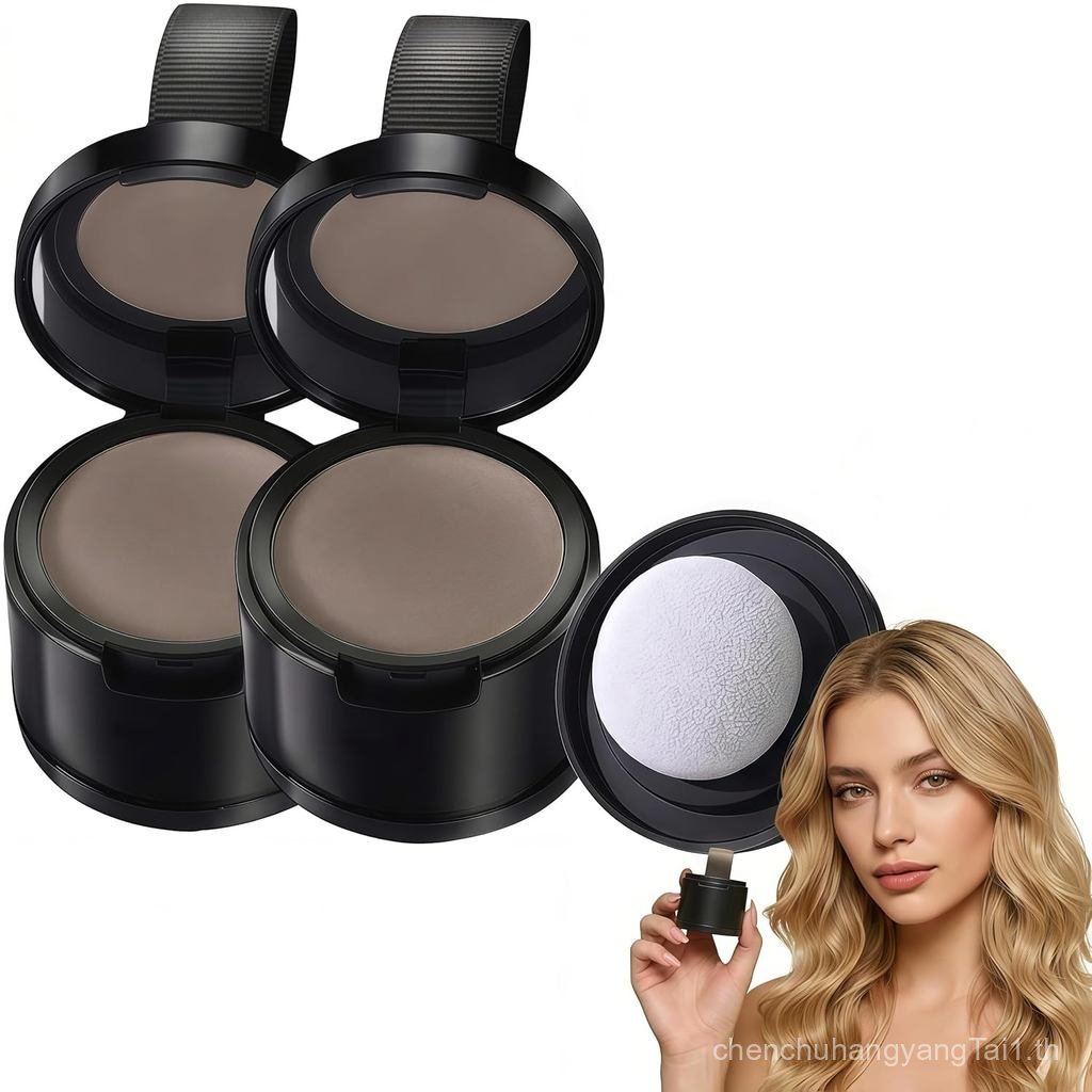 Avellio Instant Roots & Grey Hair Cover Roots Powder ผงผมสีน้ําตาลเข้มสําหรับผู้ชายและผู้หญิงที่มีกร