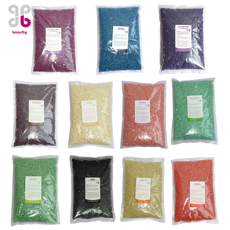 [Baosity] 17.5Oz Hard Wax Beans กําจัดขน Home Back Chest บิกินี่แว็กซ์