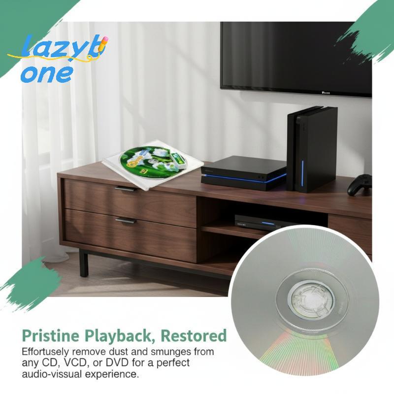 LZ-t] 1 ชุด CD DVD VCD Player เลนส์ทําความสะอาดที่สมบูรณ์แบบสําหรับใช้ในบ้าน Preserves Lifespan of M
