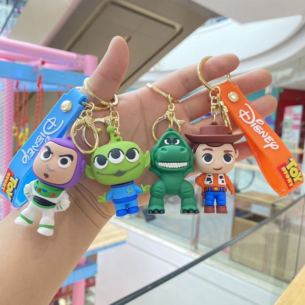 GANTUNGAN FF Buzz Lightyear Toy Story Motif กระเป๋าแขวนน่ารักการ์ตูนตุ๊กตากระเป๋าอุปกรณ์เสริมตุ๊กตา 