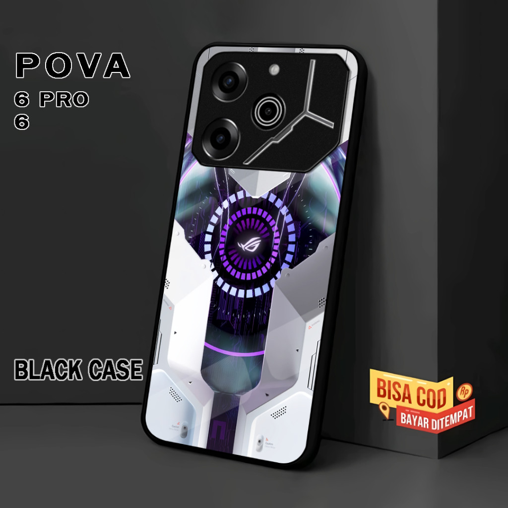 ( RC 13 ) Kesing Case Sofcase Glossy สําหรับ Tecno Pova 6 l Pova 6 Pro 5G พร้อมอะนิเมะ Motif l บทคัด