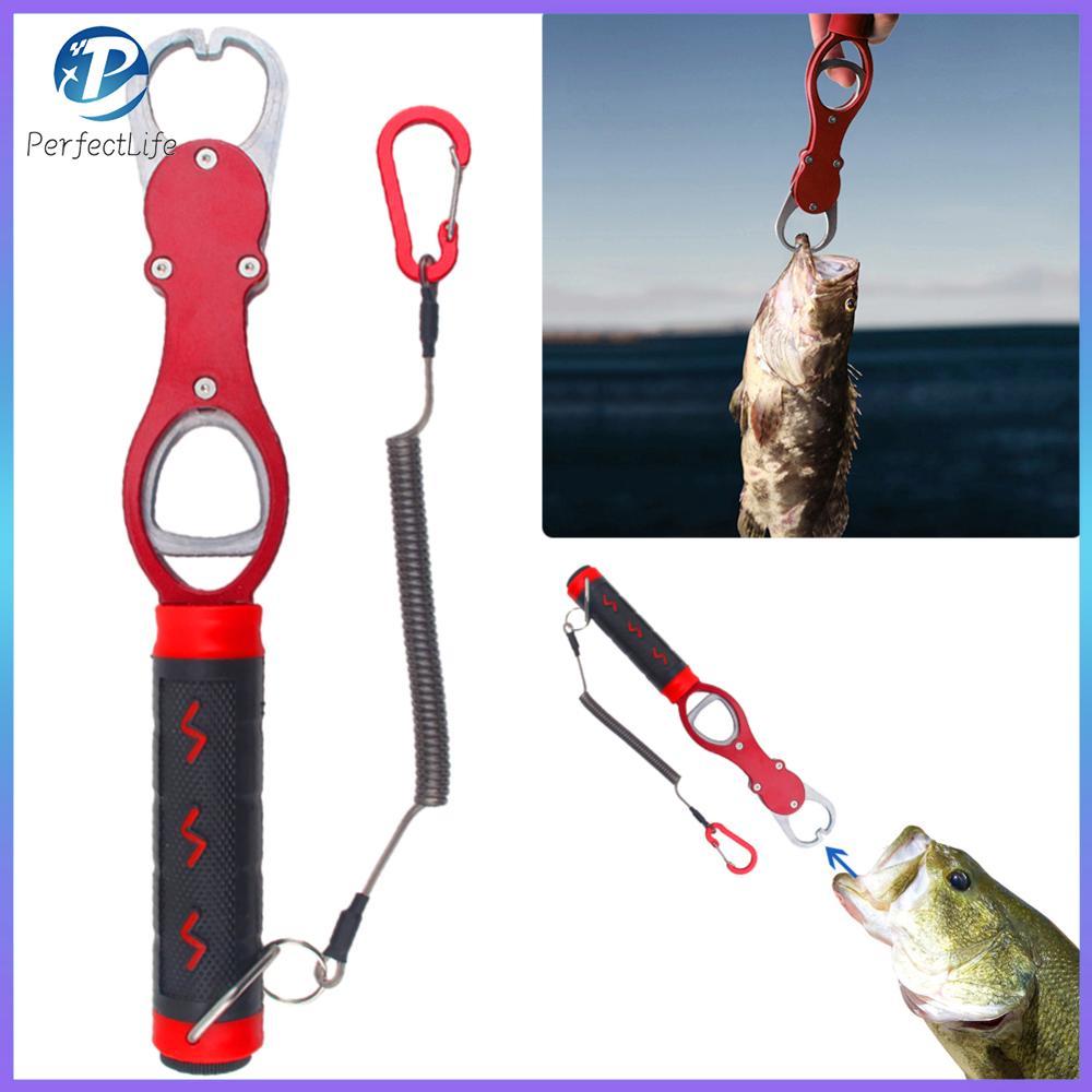 [จัดส่งฟรี] Fish Lip Gripper พร้อมเครื่องชั่งน้ำหนัก สำหรับการตกปลาอย่างมืออาชีพ