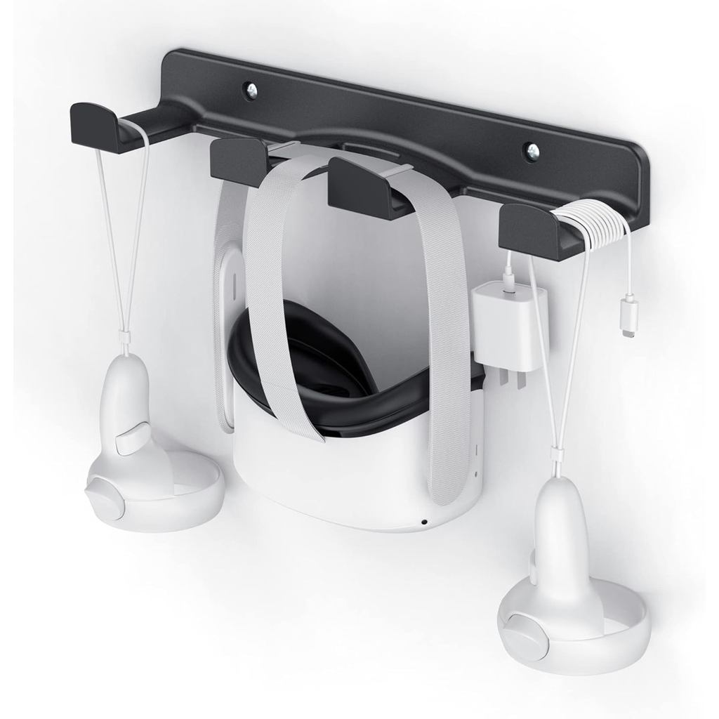 HomeMount VR Wall Mount Storage Stand Hook-สําหรับMeta/Oculus Quest 2/Quest/Rift/ Rift S/วาล์วดัชนี/