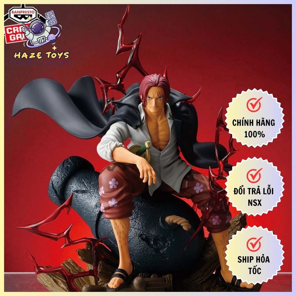One Piece Figure - Theorama Soul - ฟิกเกอร์ Shanks ของแท้ (Banpresto)