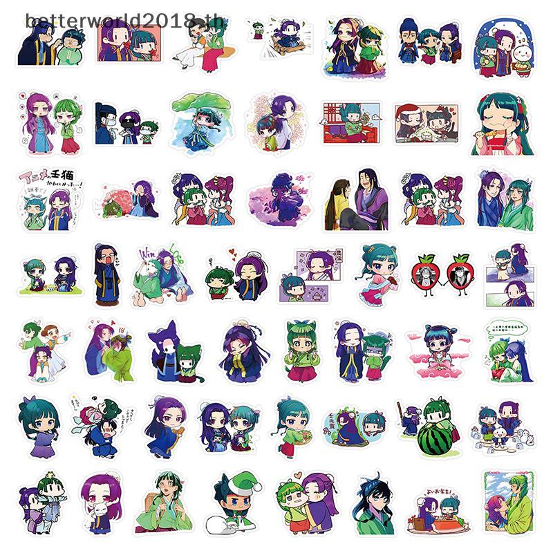 [bet] 53 ชิ้น Maomao Apothecary Diaries Stiers Jinshi อะนิเมะ Decals ของเล่นเด็กรถสเก็ตบอร์ดแล็ปท็อป