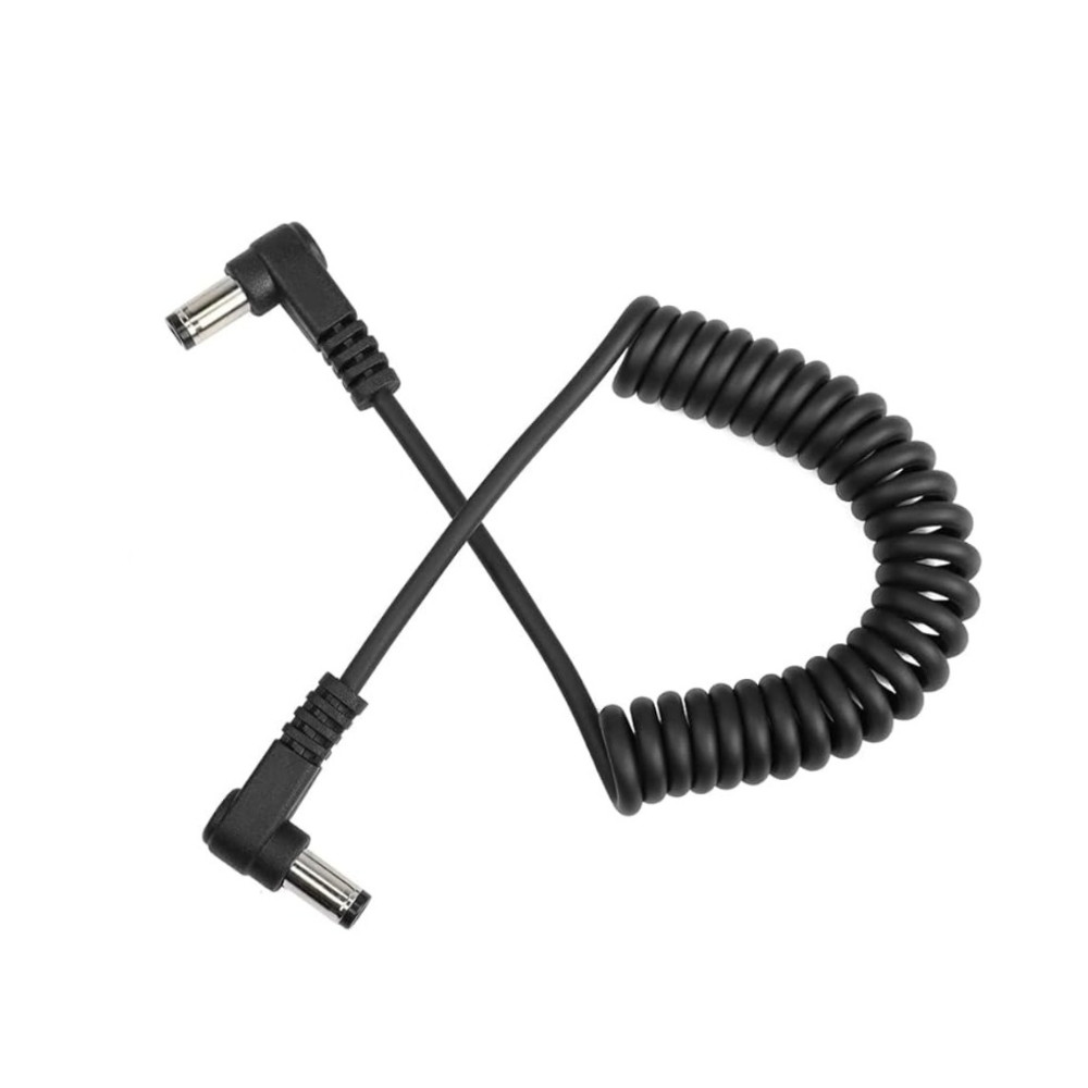 DC Power Extension Cable DC 5.5MM X 2.5MM 90 องศาชายชายปลั๊กสายมุมขวา DC5525 Power Adapter Cable สําหรับ Strip Lihgt, CCTVSecity กล้อง, Monitor, ฯลฯความยาว 1Meter
