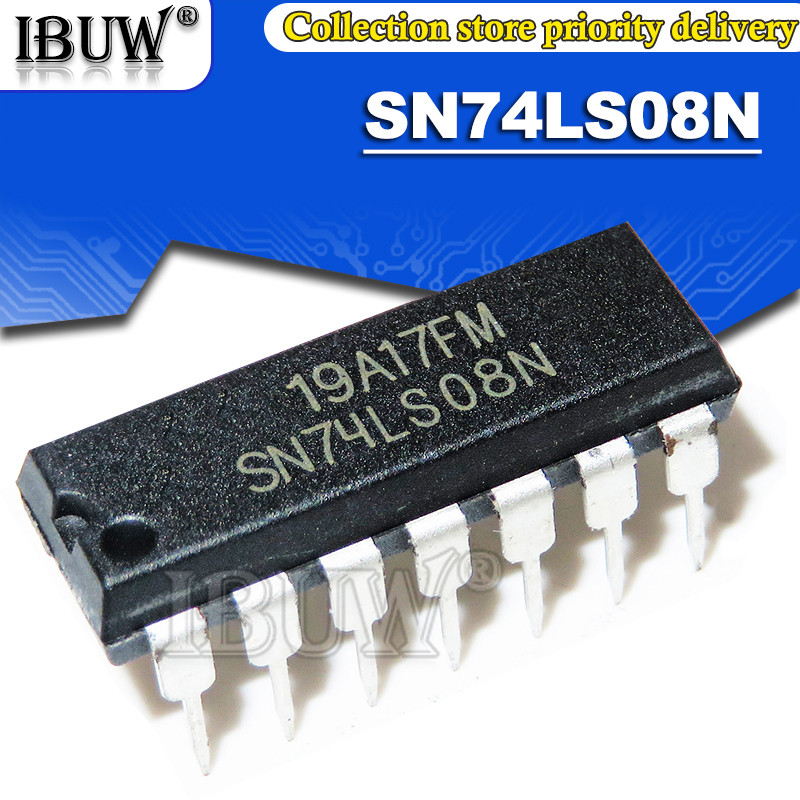 10PCS SN74LS08N DIP14 SN74LS08 74LS08N 74LS08 DIP แบบบูรณาการ IC