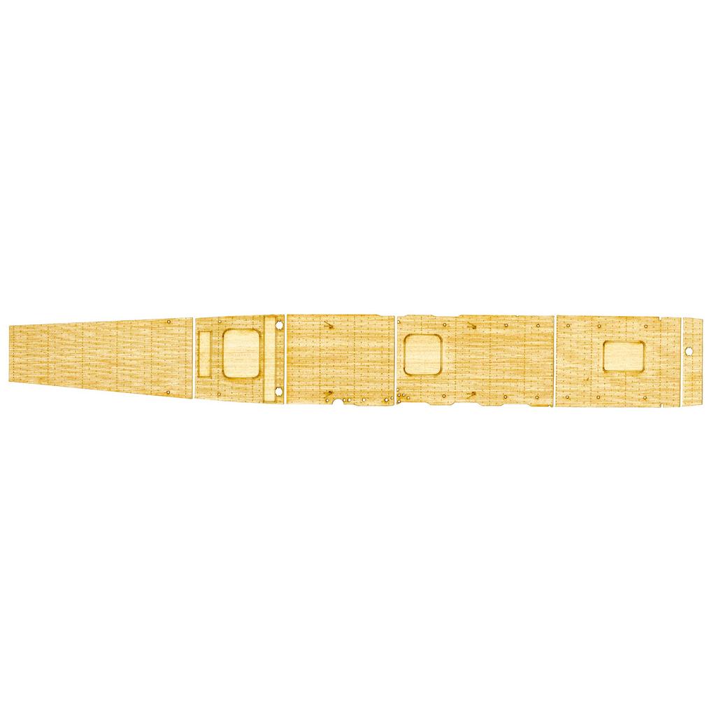 Fujimi Models 1/700 KanNEXT Series No.4EX-1 Japanese Navy Aircraft Carrier Akagi Wooden Deck Sticker