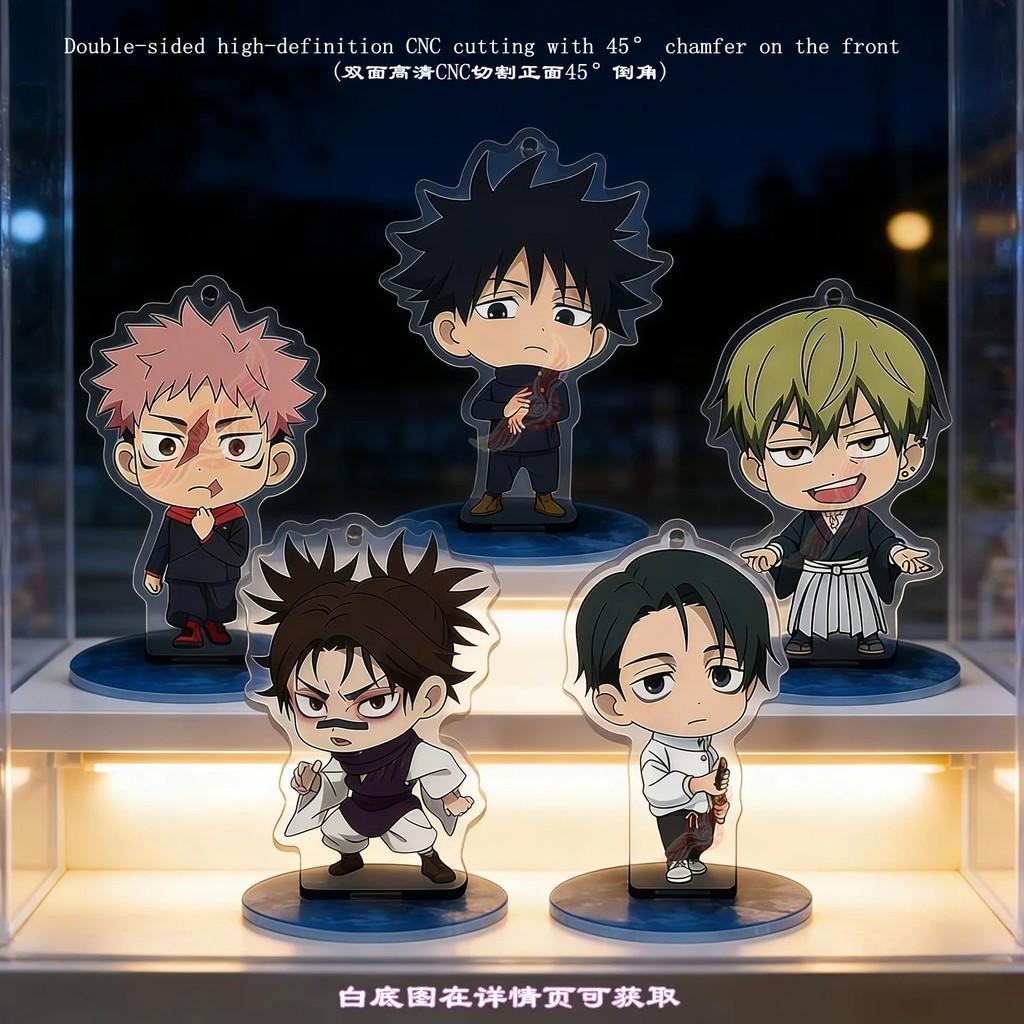 Standee รุ่น Jujutsu Kaisen War Spell Mica อะคริลิคโต๊ะศึกษาตกแต่ง Megumi Nobara Maki Panda Yuta ของขวัญ