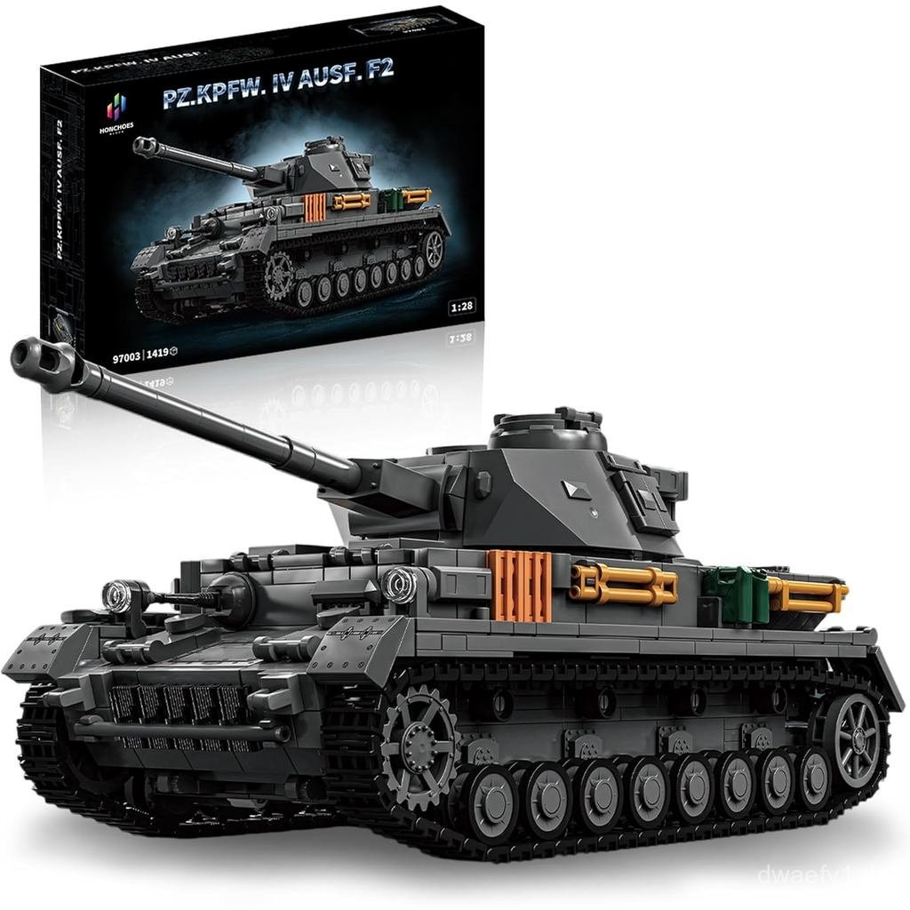 Panzer IV Tanks Building Set WW2 No.4 รถทหารเข้ากันได้กับ Lego Tank F2 Army Model Collection สําหรับ