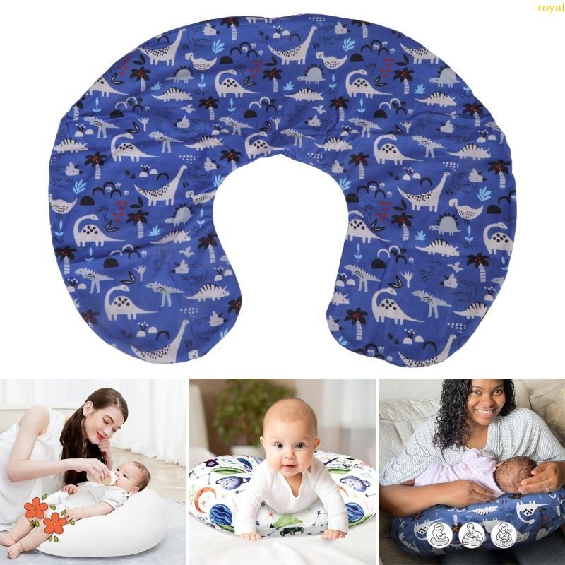 (ส่วนลดสูง)oyalking.th Baby Nursing Pillow Cover Detachable Nursing Pillow Sleeve Breathable for Mom