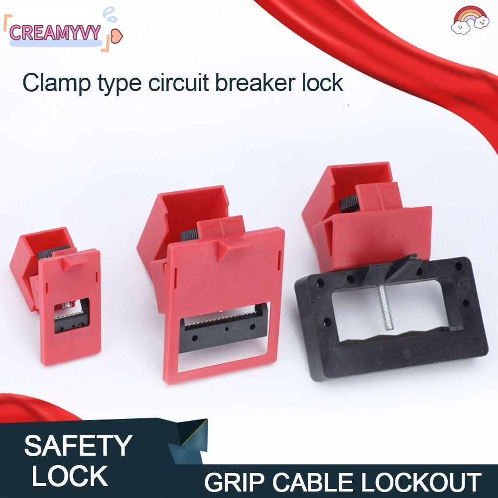 CREAMYVY Clamp ประเภท Circuit Breaker Lock Safety Lock Air Switch Leakage Anti Misopration ขนาดใหญ่พิเศษ