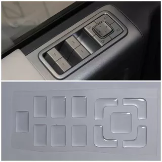 Chery iCar V23 2025-2026 เฌอรี่ ไอคาร์ โวลต์23, สติ๊กเกอร์ลูกบิดเครื่องปรับอากาศคอนโซลกลาง, ปุ่มแผงควบคุมกระจกรถยนต์ อีพ็อกซี่