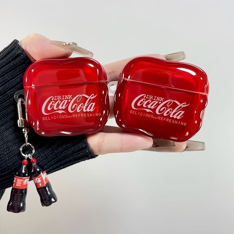 ชุดหูฟัง Coca-Cola แบบอินเอียร์ สำหรับโทรศัพท์มือถือHuawei, OPPO, vivo, Xiaomi, และ Apple