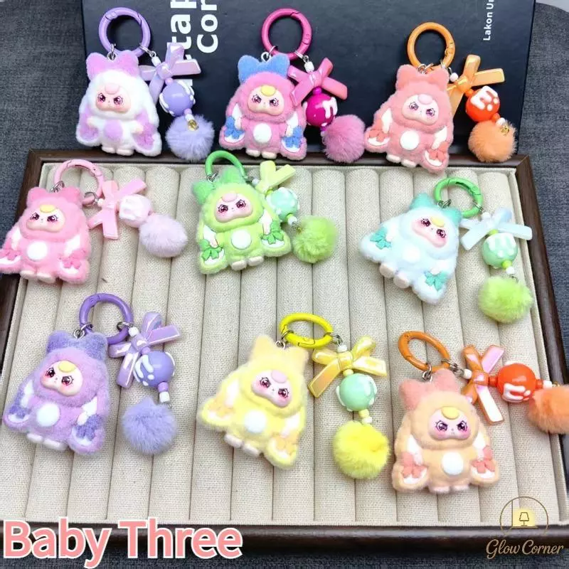 โซ่โทรศัพท์ Baby Three สายคล้องมือถือ เชือกมัดลูกปัด พวงกุญแจกันหาย สวยทันสมัย เข้าทุกรุ่น พกสะดวก ทนทาน