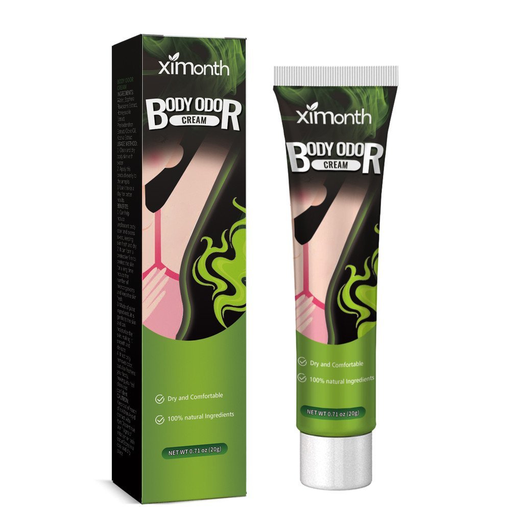 Ximonth Underarm Care Cream Clean Underarm Odor Body Odor Sweat Odor Refreshing Natural Fragrance Po