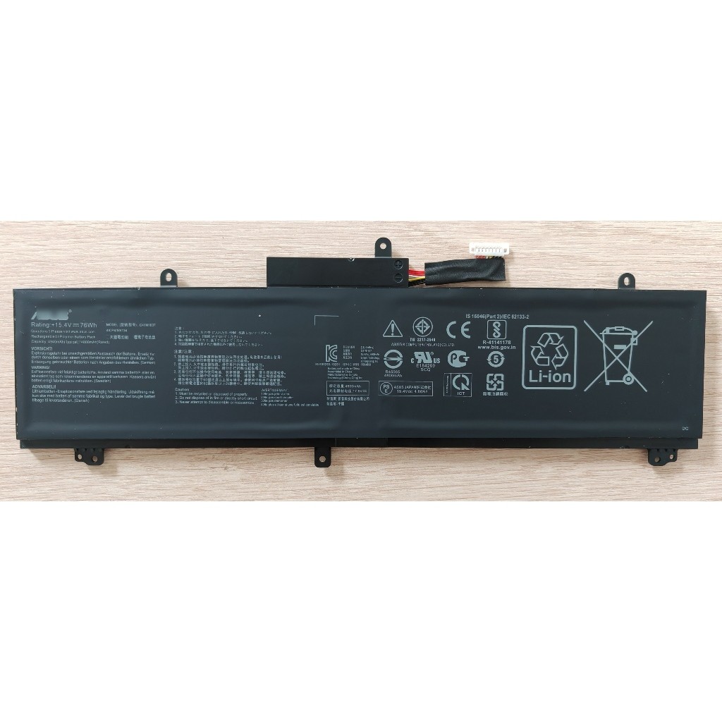 ✨ แบตเตอรี่โน๊ตบุ๊ค For Asus C41N1837 ASUS ROG Zephyrus GA502 GA502D GA502DU GA502GU