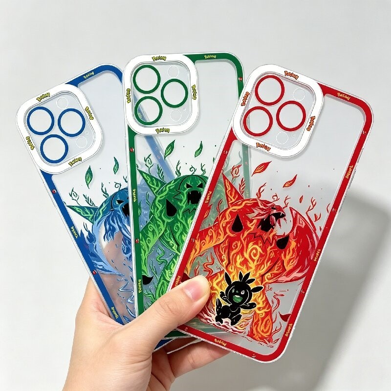 ยอดนิยม Pokemon สําหรับ VIVO V60 Lite V50 V40 Lite Y76 Y75 Y36 Y400 Y51 2020 Y400 5Gฝาครอบโทรศัพท์ใส