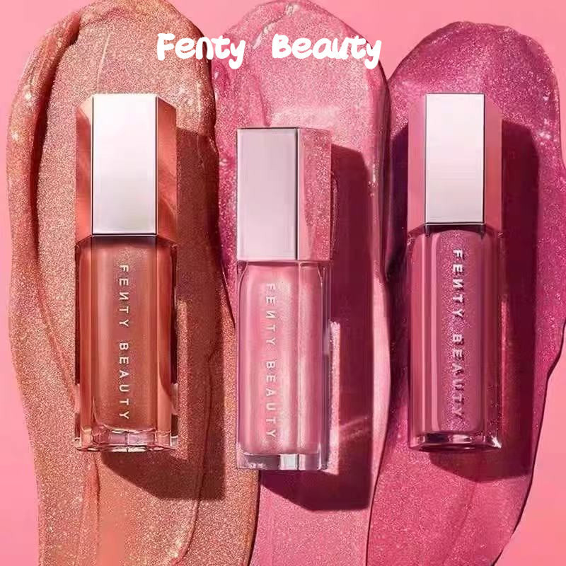 Fenty Beauty Flowing Gloss Lip Mirror Water Brightens Skin Long-lasting Moisturizes Intense Colours 