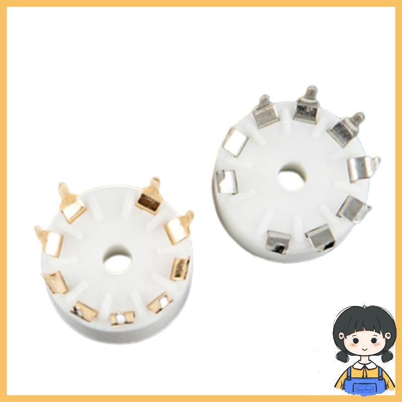 Bang คุณภาพสูงทองแดง-Plated Tin-Phosor ซ็อกเก็ตสําหรับ 12AX7 12AT7 12AU7 ECC83 ECC82 E88CC 6922 6p1 
