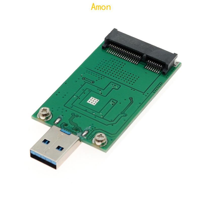 Amon Versatility mSATA Adapter mSATA to USB Adapter Card for Enhances Compatiility with Multi System