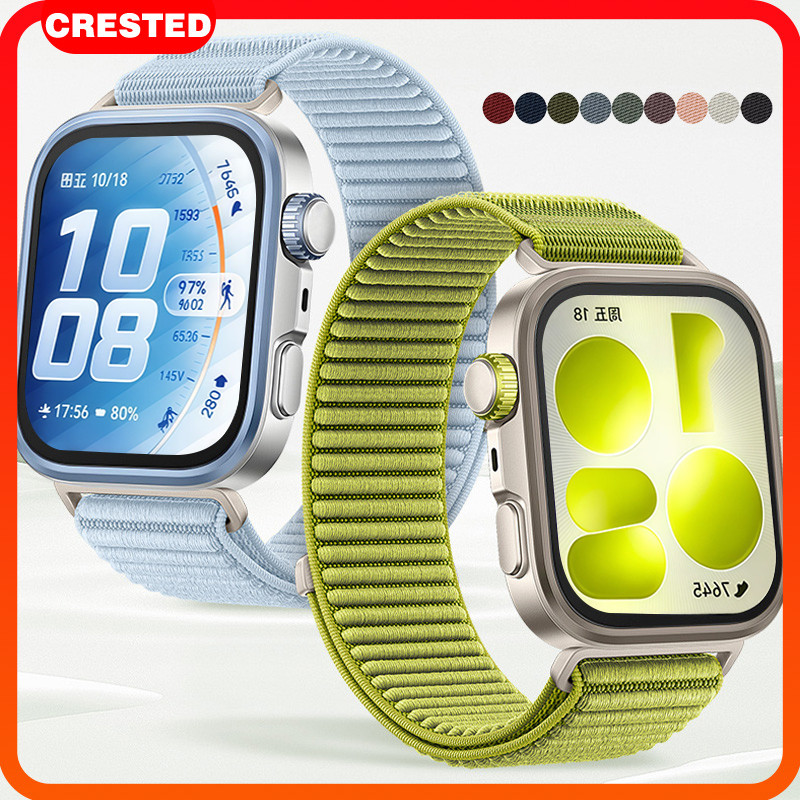 สายไนลอน for Huawei Watch Fit 5 4 3 / 5 Pro / 4 Pro สายรัดข้อมือสายรัดข้อมือไนลอนหลองกีฬา for Smartwatch Huawei Fit 4 /3