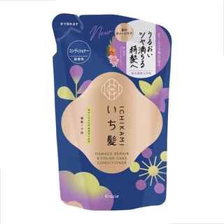 MORITOMO Official - ICHIKAMI Damage Repair & Color Care Conditioner 320 g / ครีมนวด ถุงเติม เส้นผมสว่าง ชุ่มชื้น